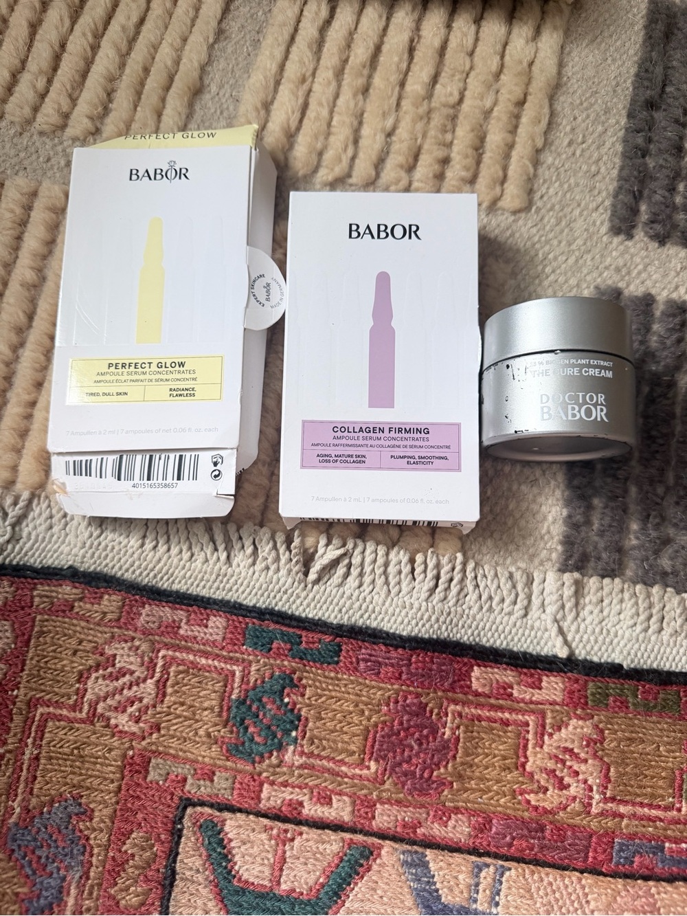 Doctor BABOR Luxury Skincare Bundle – Cure Cream + Perfect Glow + Collagen Firm